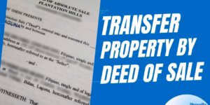 Transfer Property Title by Deed of Sale